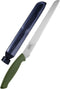 ALLEX Insulation Knife with Sheath Japanese Stainless Steel 8" Long Cut, Insulation & Styrofoam Cutter with Blade Case, Serrated Sharp Duct Knife ...