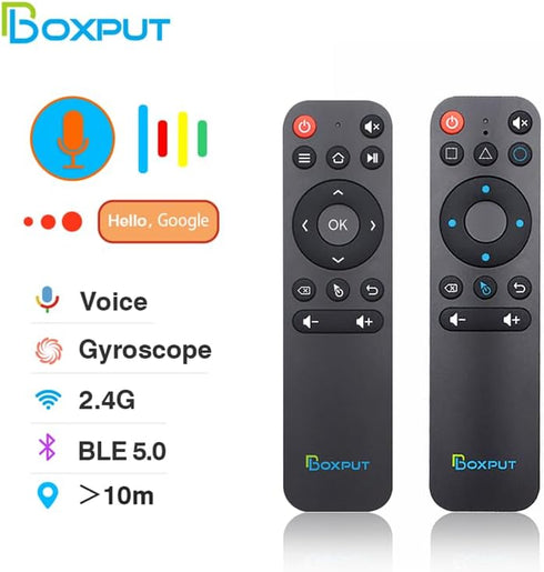 BPR1S Plus Air Mouse Remote Control 2.4G RF Remote Bluetooth Voice Remote Control with IR Learning 6-axis Gyro USB Receiver for Android TV Box TV ...