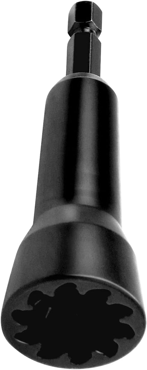 Wire Twisting Spinner,Spin-Twist Wire Connector Socket,Wire twist tool with 1/4" Chuck(Black)...