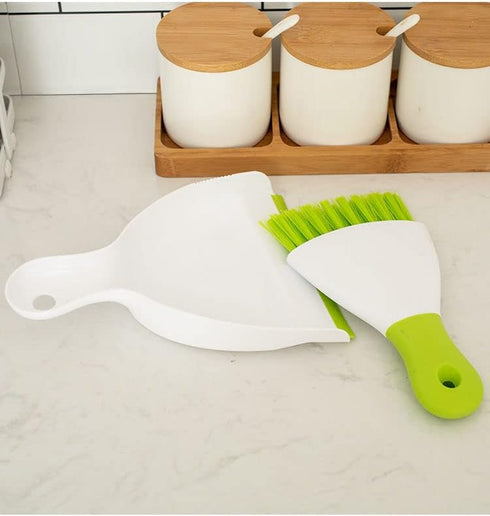 Dust pan Broom Brush Dustpan - Small Broom and Dustpan Set,Mini Broom and Dustpan,Small Dustpan and Brush Set for Home Cleaning, Sofa, Desk, Guine...