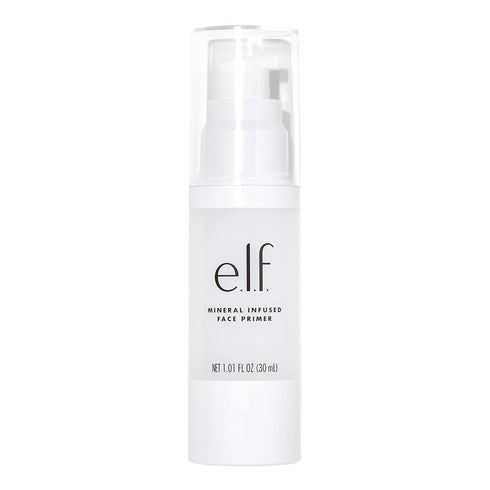 e.l.f. Mineral Infused Face Primer, Primer For A Smooth Foundation Base, Fills In Fine Lines & Refines Complexion, Vegan & Cruelty-free, Large...