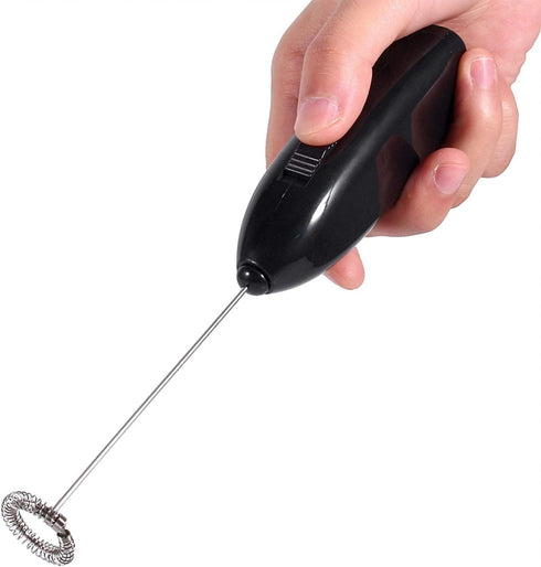 Electric Egg Beater Milk Frother Handheld Battery Operated Foam Maker for Coffee Chocolate Egg Milk Drink Whisk Mixerwith Removable Battery Kitche...