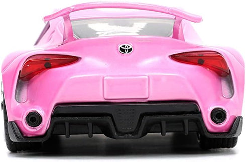 Mighty Morphin Power Rangers 1:32 Toyota FT-1 Concept Die-cast Car with 1.65" Pink Ranger Figure, Toys for Kids and Adults...