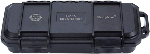 RovyVon RX10 EDC Tool Case Box, Small Organizer Storage Case to Protect EDC Gears Gadgets, 1PCS, 6.89" x 3.21" x 1.45" (Black)...