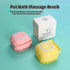Dog Bath Brush Silicone Rubber Dog Grooming Brush Silicone Puppy Cat Grooming Cleaning for Short Long Haired Dogs and Cats Washing (Pink)...