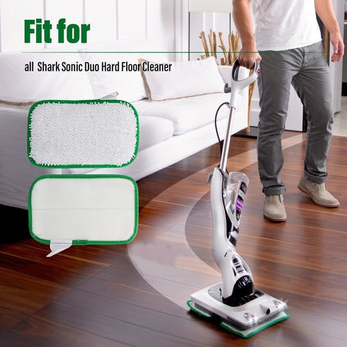 Steam Mop Pads 5 Packs Compatible with Shark Sonic Duo Floor Hardwood Floor Cleaner KD450W, KD400W, SP1000, ZZ500, ZZ510...