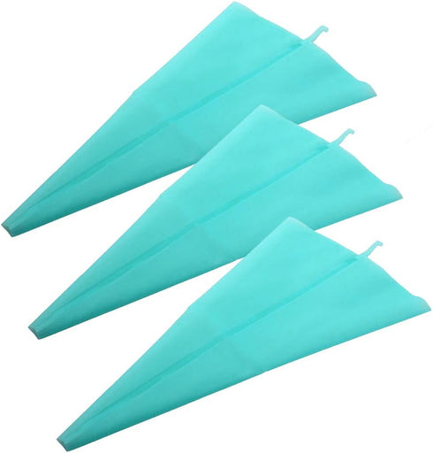 Jennice House Silicone Pastry Bags Set, 3 Pack of 16 inch Reusable Icing Piping Bags Baking Cookie Cake Decorating Pastry Bags Set...