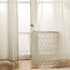 MIULEE 2 Panels Farmhouse Solid Color Beige Sheer Curtains Elegant Grommet Window Voile Panels/Drapes/Treatment for Bedroom Living Room (54X84 Inc...