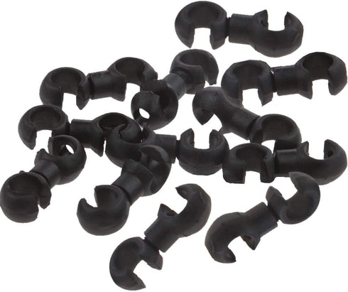 10 Pcs Bike Cable Clasps Bicycle Rotatable S-Hook Clips for Brake Cable MTB Bike Road Bicycle...