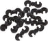 10 Pcs Bike Cable Clasps Bicycle Rotatable S-Hook Clips for Brake Cable MTB Bike Road Bicycle...