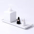 Ceramic Toothbrush Holder for Bathroom Toothbrush Tray for Vanity Countertop Storage Organizer for Holding Toothpaste Dental Floss Picks Makeup Br...