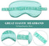 4 Pcs Silk Eye Mask Smooth Soft Satin Sleep Mask with Ear Plugs with Adjustable Strap Sleep Shading for Travel Nap Relaxation(Light Colors)...