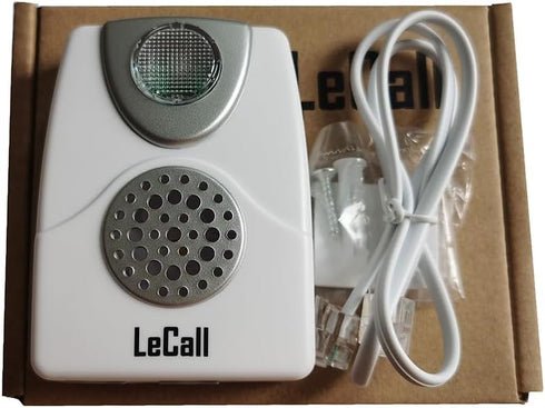 Telephone Ringer Amplifier Phone Ring Enhancer Adjustable Ringer Volume HI LO Switch with Flash Light TA002......