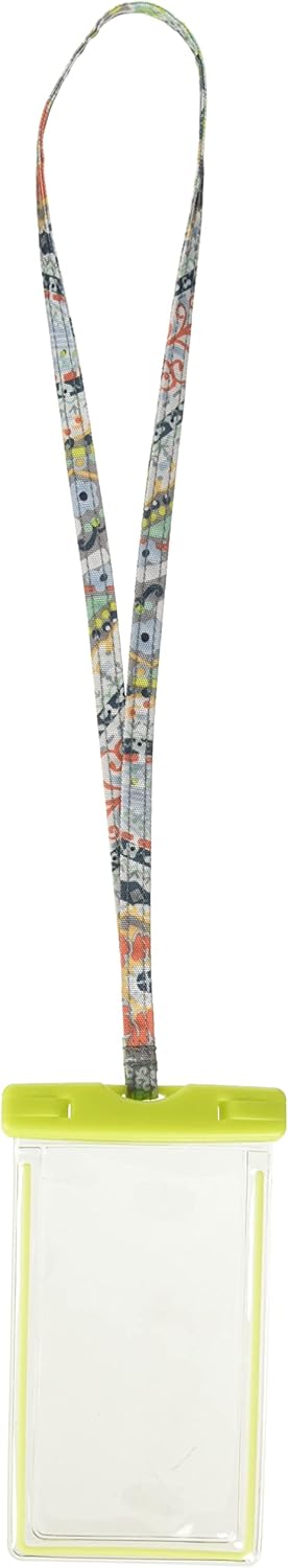 Vera Bradley Women's Waterproof Phone Case With Lanyard, Citrus Paisley, One Size...