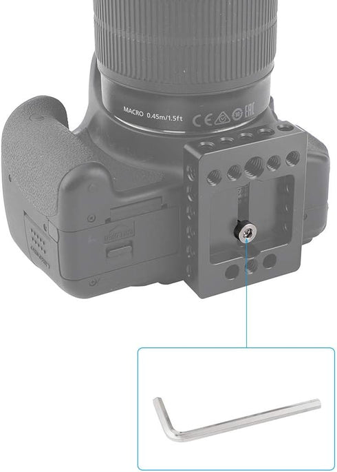 CAMVATE 1/4"-20 Camera Screw Adapter with Hexagon Socket Head for Tripod Baseplate(5 Pieces) - 2550...