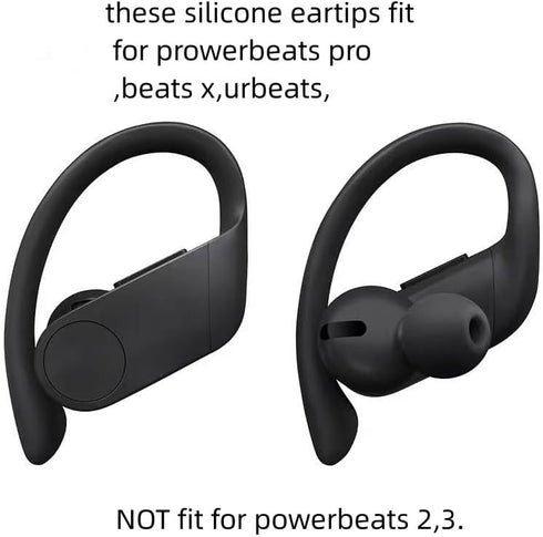 Yellow Replacement Earbud Tips Compatible with Powerbeats Pro Wireless Headphones Ear Buds Rubber Tips 4 Pair?Yellow?...