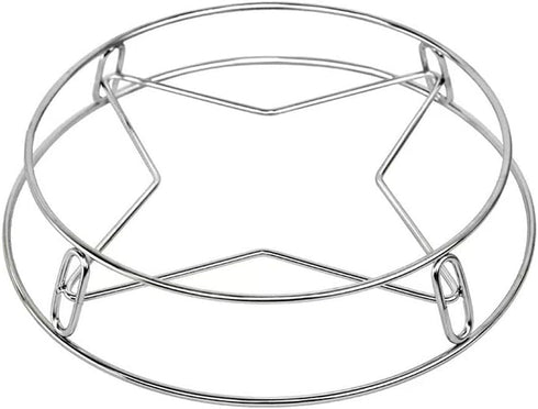 1PC Stainless Steel Pan Pot Holder Round Potholder Metal Pan Holder Rack for Milk Pot Holder Cooking Home Kitchen Restaurant...