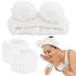 AHONEY Spa Bear Ears Headband, Face Wash Headband and Wristband Set, Cute Makeup Skincare Headbands Wrist Bands for Washing Face Fluffy Headband f...