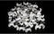 200 PCS 6mm Flat Ethernet Cable Wire Clips Single Coaxial Cable Clamps with Nail for Ethernet Cable Management...