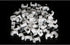 200 PCS 6mm Flat Ethernet Cable Wire Clips Single Coaxial Cable Clamps with Nail for Ethernet Cable Management...