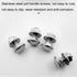 4 Pack Stock Pot Handle Screws SaucePan Grip Mount Screw M6x16mm Repair Fixing Lock Bolt Replacement for Wok Soup Pots Nonstick Stockpot Frying Pa...
