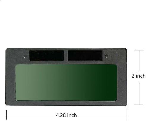True-Color Auto Darkening Welding Lens 2-Pack, Replacement Horizontal Lens for Welding Hoods/Helmet, Shade 3/11, 2 x 4.2"...