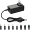 15V 2A DC Power Supply Adapter 30W AC/DC Charger AC 100V-240V to DC 15 Volt 2000mA 1500mA 1000mA Replacement Power Cord with 8TIPS for Monitor Wir...