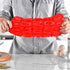 Silicone Letter Cake Mold BPA Free, Non-Stick Chocolate Mold Soft and Easy to Release, Decorating Silicone Red Mold Cake Baking Utensils Good Toug...