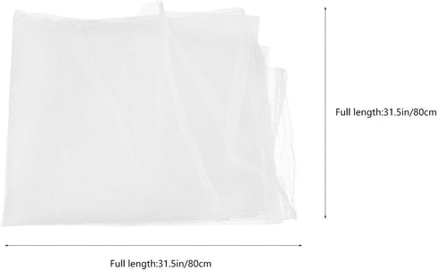 Wakauto Felting Pad 3pcs White Wet Net Felting Handmade DIY Nylon Mesh Cloth Felt Needle Netting Felting Tool for Home Handwork Crafts Materials F...