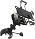 Bike Mount, Bike Phone Mount Motorcycle Baby Carriage Bicycle Mic Stand Cell Phone Holder Cradle with Rubber Strap 360 Degree Rotate for iPhone X ...