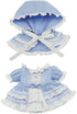 niannyyhouse Dresses Ponchos Gown Outfit 20cm 8in Plush Doll Clothes Dress Up (Blue)...
