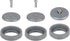 3 Pack Commercial Spray Valve Repair Kit for Most Commercial Sink Pre-Rinse Sprayer Spray Face Bumper and Screw Repair Part 1.42 GPM, Grey...