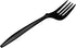 1,000 Plastic Disposable Forks Bulk Black Medium Weight Disposable Silverware Plastic Cutlery Fork...