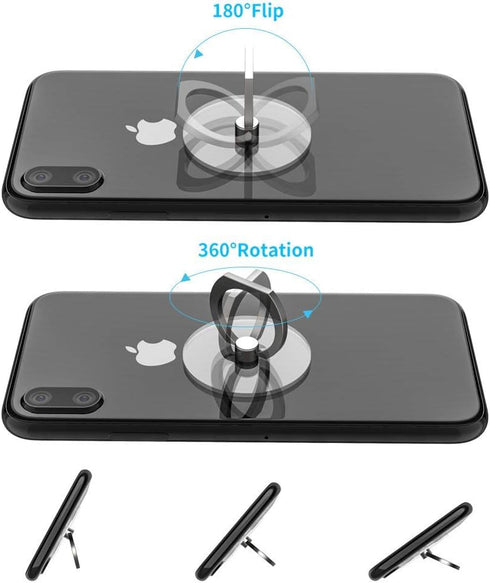 3 Pack/Purple Blue Galaxy Cell Phone Ring Holder 360 Degree Finger Ring Stand for Smartphone Tablet...