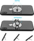3 Pack/Purple Blue Galaxy Cell Phone Ring Holder 360 Degree Finger Ring Stand for Smartphone Tablet...