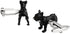 Painted French Black Dog Bulldog Cufflinks...
