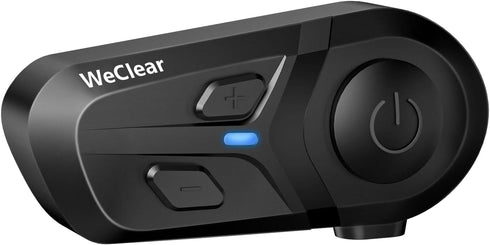 L1 Motorcycle Bluetooth Headset, IP67 V5.3 Helmet Headphone with HD Audio Speakers, Hands-Free Call/Music/GPS, Dual Devices Connectivity/Fast Char...