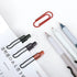 HeTaoCat Retractable Gel Pens, 0.5mm Fine Point, Quick Drying, Writing Drawing, Black ink gel pens, Box of 6 Pens (6)...