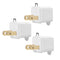 3-2 Prong Adapters Grounding Converters-TENINYU ETL Adapter 3-pack for Outlets Electrical Household Workshops and Other Appliances...