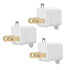 3-2 Prong Adapters Grounding Converters-TENINYU ETL Adapter 3-pack for Outlets Electrical Household Workshops and Other Appliances...