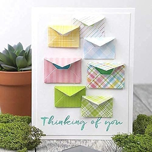 Pop up Envelope Cutting Dies,DIY Scrapbooking Artist Metal Die Cuts Cutting Dies Stencil for DIY Scrapbooking Embossing Paper Cards Making Decorat...