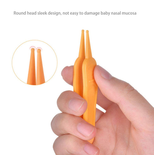 4 Pieces Nose Cleaning Tweezers Safe and Effective Clip Care Ear Nose Navel Clean Tool Nipper Plier Pincet Forceps...