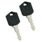 2 Pack Ignition Keys for Doosan Daewoo Forklift D25 D35 G25 G35 Part # D554212, 212 (2)...