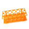 1 Piece Test Tube Rack Centrifuge Tube Holder 28 Well Centrifuge Tube Rack Plastic Detachable Test Tube Holder, Orange...