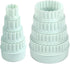 8 Pieces Display Stands for Pyrex Bowls Bowl Stands Bowl Display Stands for Cabinet Organizer Plastic...