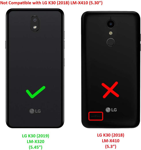 Compatible for LG Journey LTE L322DL, Neon Plus, Prime 2, Arena 2, Aristo 4+ Plus, Tribute Royal, Escape Plus, K30 (2019) LM-X320 - Full Glue Temp...