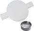 GeeRic 100 Pcs Baking Parchment Paper, 8 inch Round Cake Pan Liner with Lift Tab, Non-Stick Precut Baking Parchment for Baking Cookies, Bread (Whi...