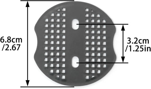 50pcs Gardening Gasket U-Nail Gasket Grass Proof Cloth Gasket 68mm Garden Staple Gaskets Landscape Stakes Pad Gasket for Artificial Grass Garden...