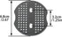 50pcs Gardening Gasket U-Nail Gasket Grass Proof Cloth Gasket 68mm Garden Staple Gaskets Landscape Stakes Pad Gasket for Artificial Grass Garden...