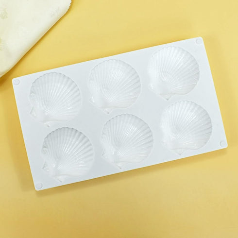 Cake Mold Shell Shaped Silicone Baking Cookie Biscuit Mold DIY Bakeware Pan Mould Kitchen Accessories (Shell J_11.8 X6.8 X1 inch)...
